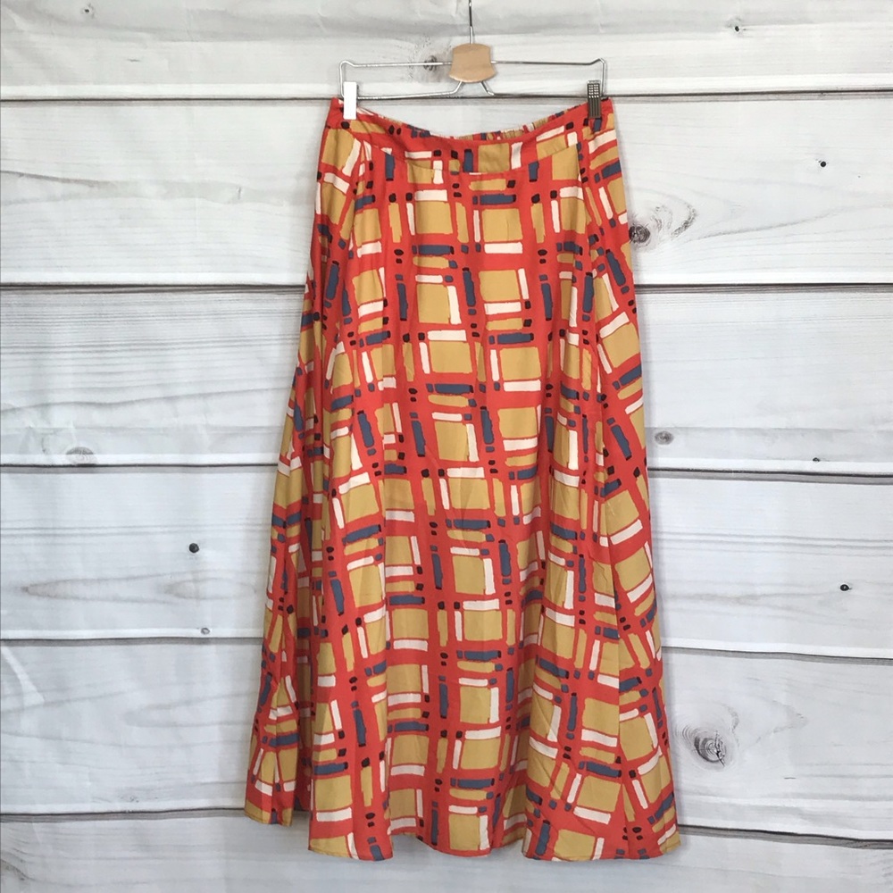 Mix Noveau Geometric Print Maxi Skirt 4 for $20